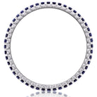 Picchiotti - Xpandable™ Blue Sapphire Bracelet in 18K White Gold - Jackson Hole Jewelry Company