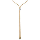 FOPE ARIA 18K Gold Lariat Necklace with White Diamonds - 0.48 carats - Jackson Hole Jewelry Company