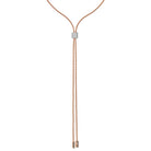 FOPE ARIA 18K Gold Lariat Necklace with White Diamonds - 0.48 carats - Jackson Hole Jewelry Company