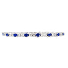 Picchiotti - Xpandable™ Sri Lankan Sapphire & Diamond Bracelet in 18K White Gold - Jackson Hole Jewelry Company