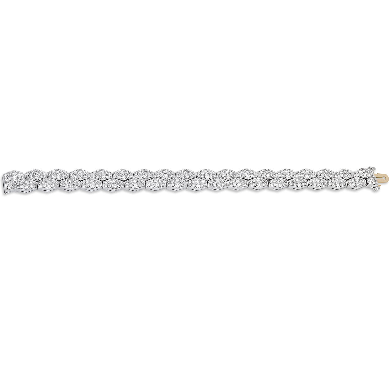 Picchiotti Xpandable™ Round Diamond Bracelet in 18K White Gold 7.30 cttw - Jackson Hole Jewelry Company