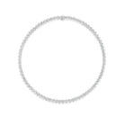 17.12ctw (87, 0.20ct av) RD G-H SI, 18k WG, 16" - Jackson Hole Jewelry Company