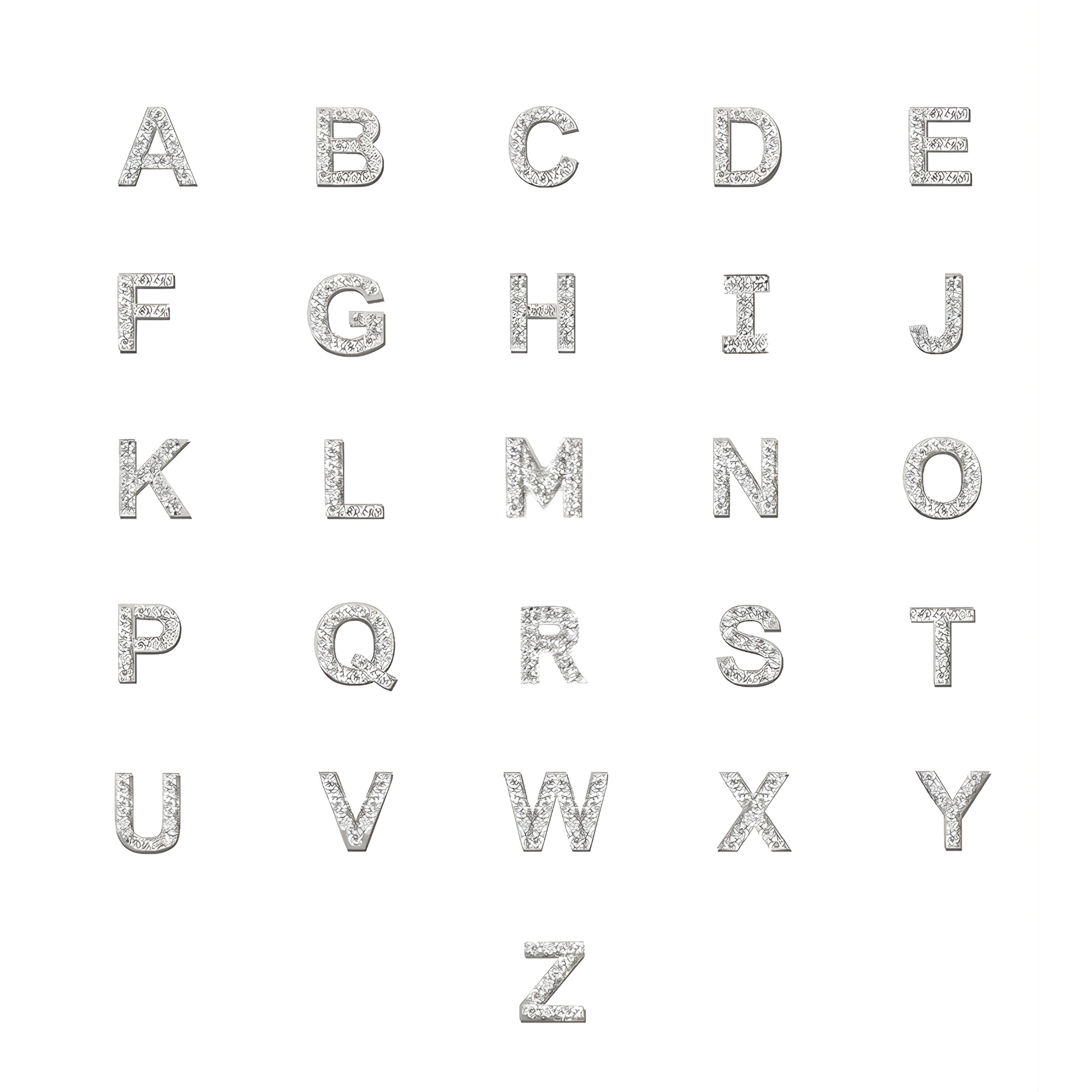 ANZIE Love Letter Pavé Diamond Stud (A–Z) in 14K Gold 0.05 cttw - Jackson Hole Jewelry Company