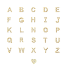 ANZIE Love Letter Pavé Diamond Necklace in 14K Gold 0.05 cttw - Jackson Hole Jewelry Company