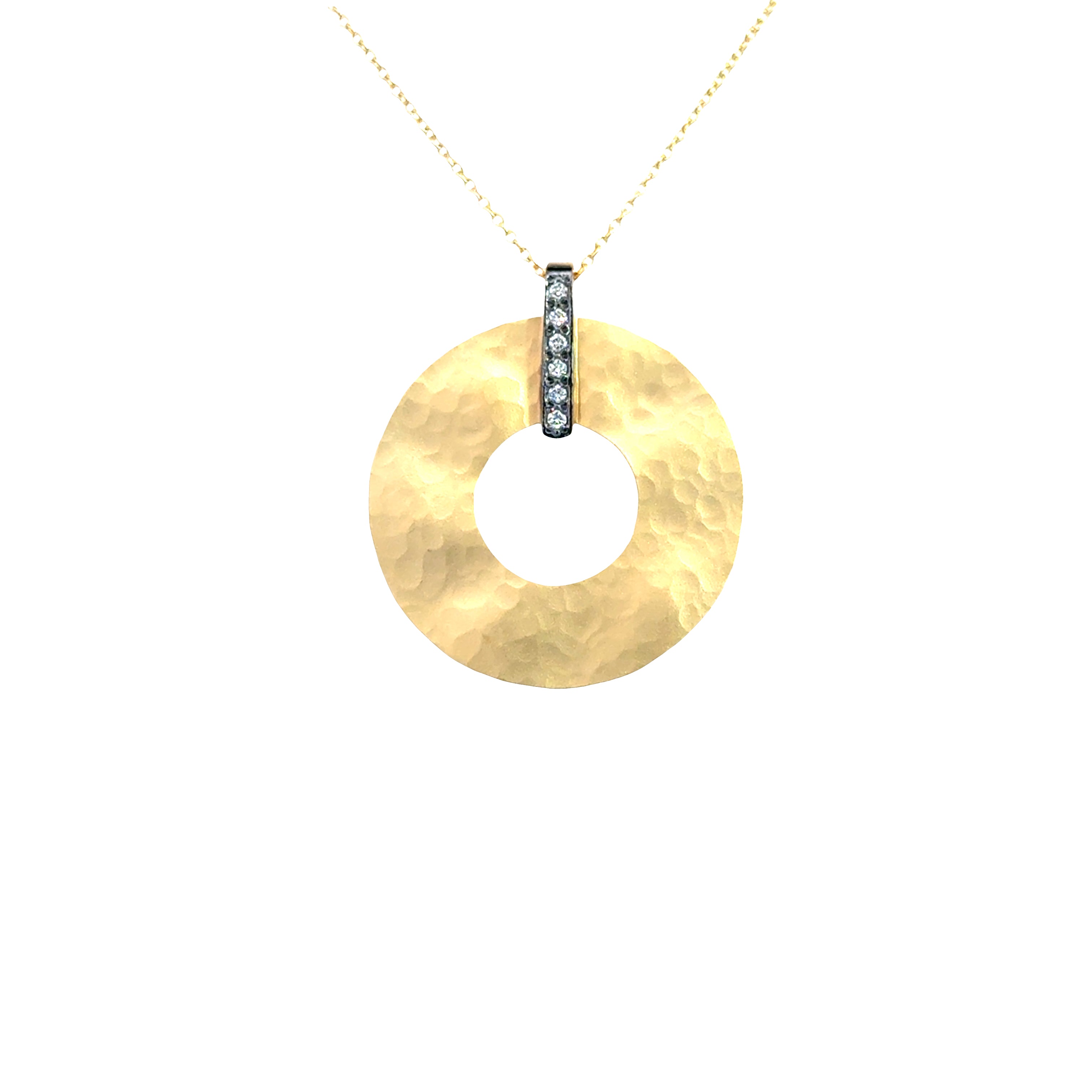 Marika – 14K Yellow Gold Necklace with Diamonds - Jackson Hole Jewelry Company