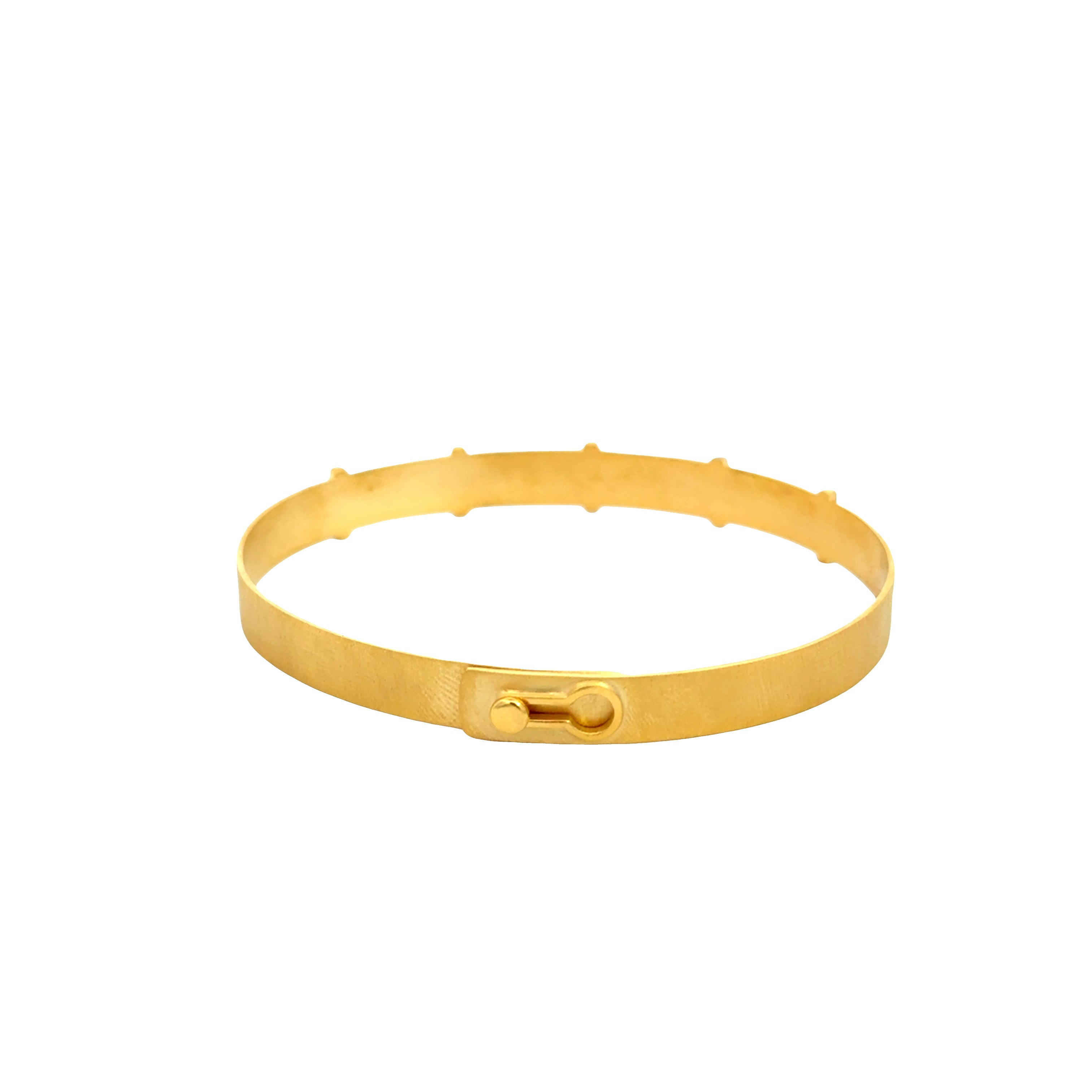 Marika – 14K Yellow Gold Diamond Bangle Bracelet - Jackson Hole Jewelry Company