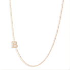 ANZIE Love Letter Single Diamond Necklace in 14K Gold - Jackson Hole Jewelry Company