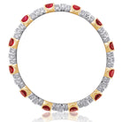 Picchiotti - Xpandable™ Ruby & Diamond Bracelet in 18K White & Yellow Gold - Jackson Hole Jewelry Company