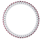 Picchiotti - Xpandable™ Octagonal Ruby Bracelet in 18K White Gold - Jackson Hole Jewelry Company