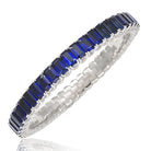 Picchiotti - Xpandable™ Octagonal Blue Sapphire Bracelet in 18K White Gold - Jackson Hole Jewelry Company