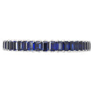 Picchiotti - Xpandable™ Octagonal Blue Sapphire Bracelet in 18K White Gold - Jackson Hole Jewelry Company
