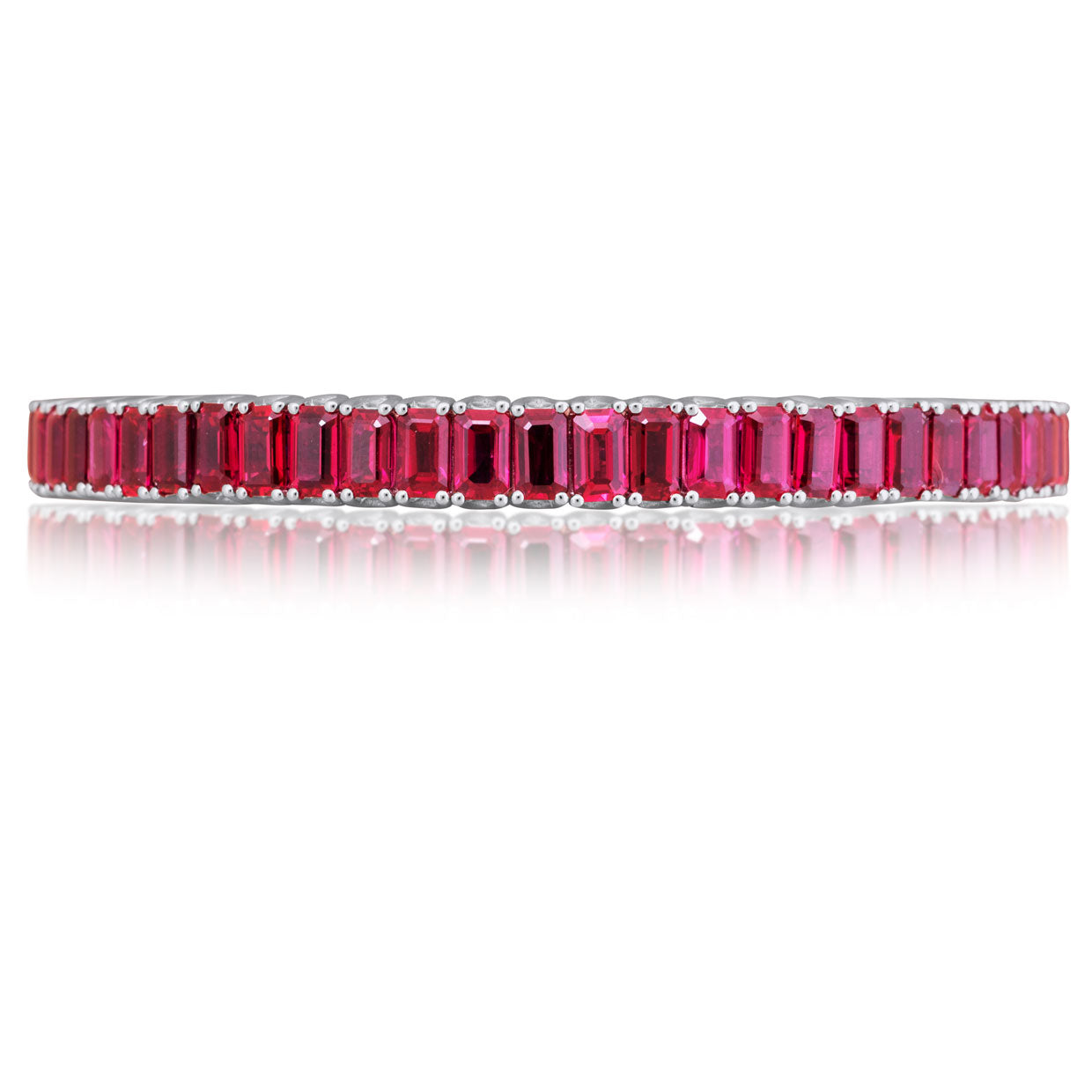 Picchiotti - Xpandable™ Ruby Bracelet in 18K White Gold - Jackson Hole Jewelry Company