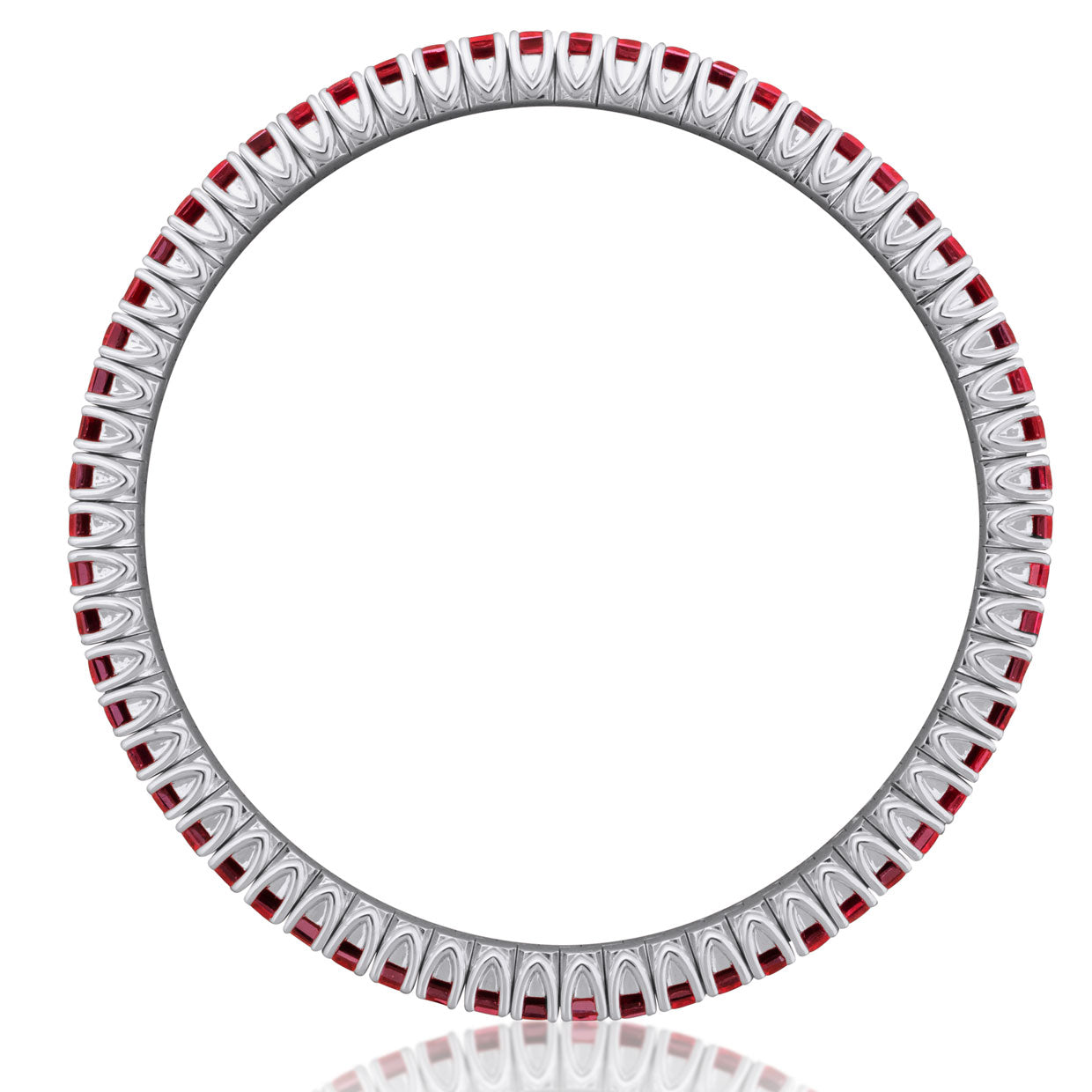 Picchiotti - Xpandable™ Ruby Bracelet in 18K White Gold - Jackson Hole Jewelry Company
