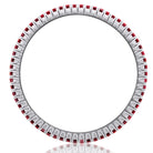Picchiotti - Xpandable™ Ruby Bracelet in 18K White Gold - Jackson Hole Jewelry Company