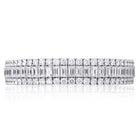 Picchiotti - Xpandable™ Emerald and Round-Cut Diamond Bracelet in 18K White Gold - Jackson Hole Jewelry Company