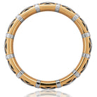 Picchiotti - Xpandable™ Black Ceramic and Diamond Bracelet in 18K White and Yellow Gold - Jackson Hole Jewelry Company