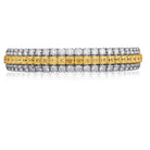 Picchiotti - Xpandable™ Fancy Yellow & White Diamond Bracelet in 18K White Gold - Jackson Hole Jewelry Company