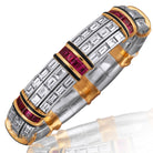 Picchiotti - Xpandable™ Baguette-Cut Diamond and Onyx Bracelet in 18K White and Yellow Gold - Jackson Hole Jewelry Company