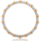 Picchiotti - Xpandable™ Fancy Yellow & White Diamond Bracelet in 18K White & Yellow Gold - Jackson Hole Jewelry Company