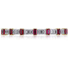 Picchiotti - Xpandable™ Ruby & Diamond Bracelet in 18K White & Yellow Gold - Jackson Hole Jewelry Company
