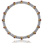 Picchiotti - Xpandable™ Ruby & Diamond Bracelet in 18K White & Yellow Gold - Jackson Hole Jewelry Company