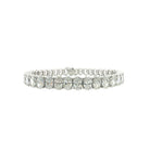 Oval Cut Diamond Tennis Bracelet with Platinum - Jackson Hole Jewelry Company