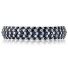 Picchiotti - Xpandable™ Round Sapphire & Diamond Bracelet in 18K White Gold - Jackson Hole Jewelry Company