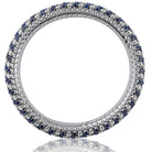 Picchiotti - Xpandable™ Round Sapphire & Diamond Bracelet in 18K White Gold - Jackson Hole Jewelry Company