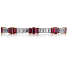 Picchiotti - Xpandable™ Ruby & Diamond Bracelet in 18K White & Yellow Gold - Jackson Hole Jewelry Company