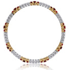 Picchiotti - Xpandable™ Ruby & Diamond Bracelet in 18K White & Yellow Gold - Jackson Hole Jewelry Company