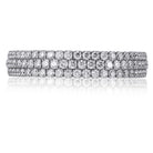 Picchiotti Xpandable™ Three-Row Diamond Bracelet in 18K White Gold 28.90 cttw - Jackson Hole Jewelry Company