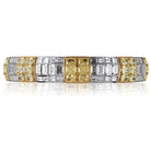 Picchiotti - Xpandable™ Baguette & Radiant Cut Diamond Bracelet in 18K White & Yellow Gold - Jackson Hole Jewelry Company