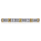 Picchiotti - Xpandable™ Fancy Yellow & White Diamond Bracelet in 18K White and Yellow Gold - Jackson Hole Jewelry Company