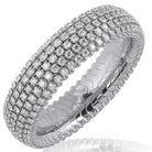 Picchiotti - Xpandable™ Five-Row Diamond Bracelet in 18K White Gold - Jackson Hole Jewelry Company