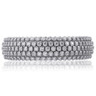 Picchiotti - Xpandable™ Five-Row Diamond Bracelet in 18K White Gold - Jackson Hole Jewelry Company