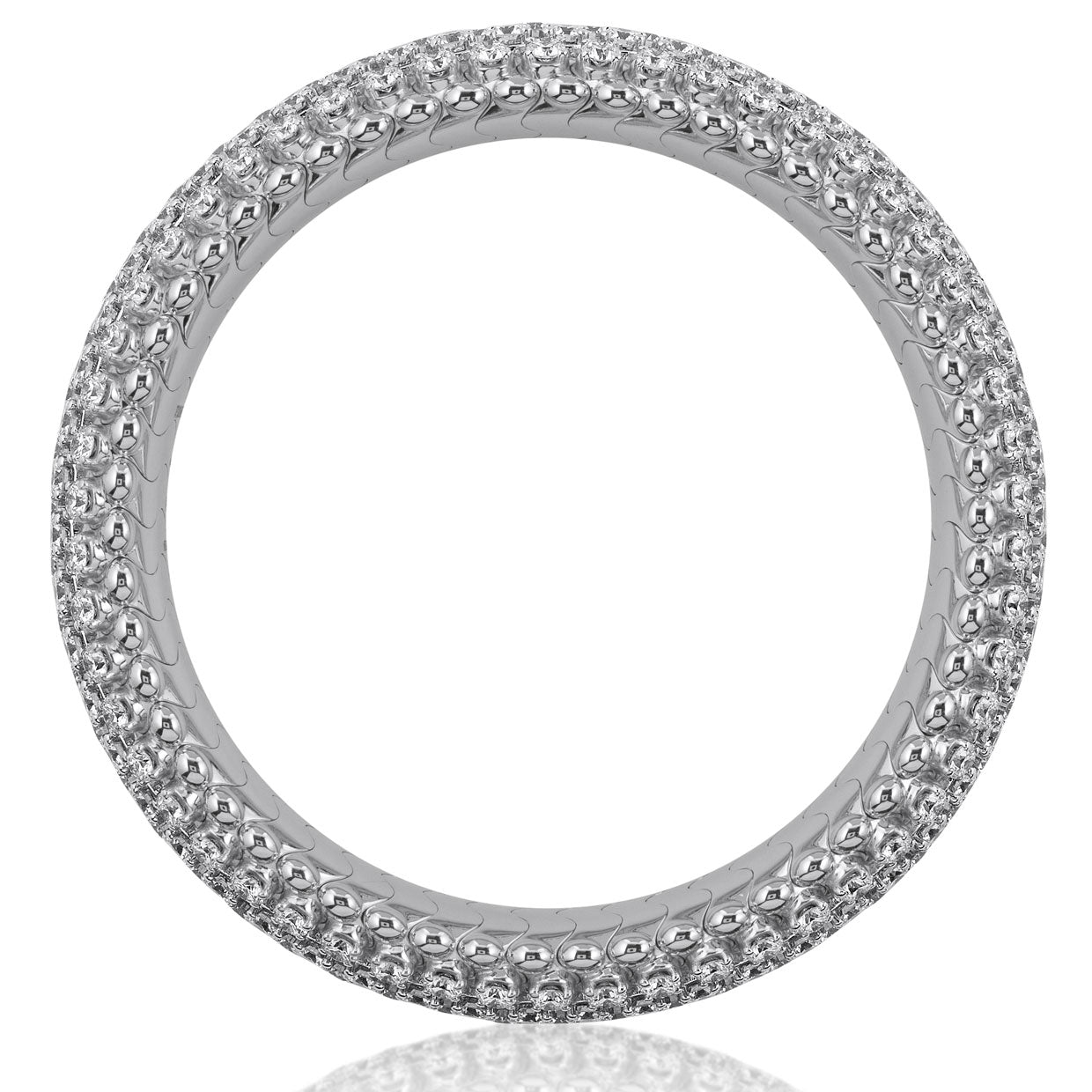 Picchiotti - Xpandable™ Five-Row Diamond Bracelet in 18K White Gold - Jackson Hole Jewelry Company