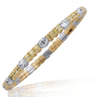Picchiotti Xpandable™ Fancy Yellow & White Diamond Bracelet in 18K White & Yellow Gold 14.33 cttw - Jackson Hole Jewelry Company