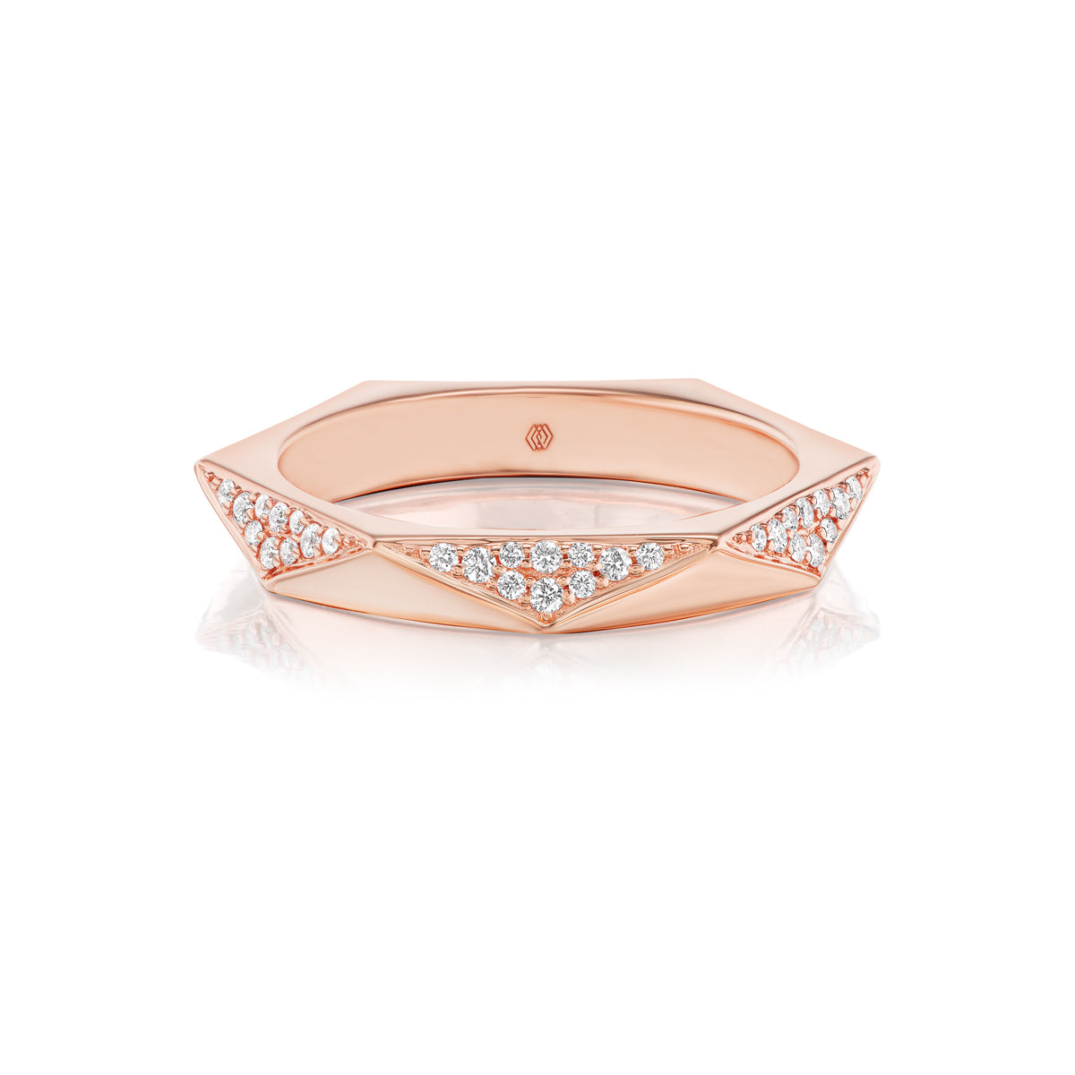18K Rose Gold Diamond Band – 0.24 Carats - Jackson Hole Jewelry Company
