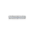 18K WHITE GOLD HEXAGON HONEYCOMB 3/4 DIAMOND RING - Jackson Hole Jewelry Company
