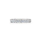 18K Gold Hexagon Honeycomb ¾ Diamond Eternity Band – 0.59 Carats - Jackson Hole Jewelry Company