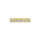 18K Gold Hexagon Honeycomb ¾ Diamond Eternity Band – 0.59 Carats - Jackson Hole Jewelry Company