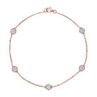 18K Gold Bracelet with White Diamonds - Jackson Hole Jewelry Company