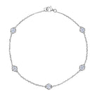 18K Gold Bracelet with White Diamonds - Jackson Hole Jewelry Company