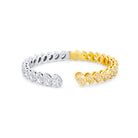 18K Two-Tone White & Yellow Gold Fancy Yellow Diamond Oval Bracelet - Jackson Hole Jewelry Company