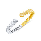 18K Two-Tone White & Yellow Gold Fancy Yellow Diamond Oval Bracelet - Jackson Hole Jewelry Company