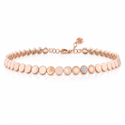 Chantecler 18K Rose Gold Paillettes Choker with Full Diamond Pavé - Jackson Hole Jewelry Company