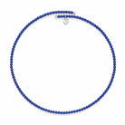 Chantecler Choker Necklace in Compound Lapis and Sterling Silver - Jackson Hole Jewelry Company