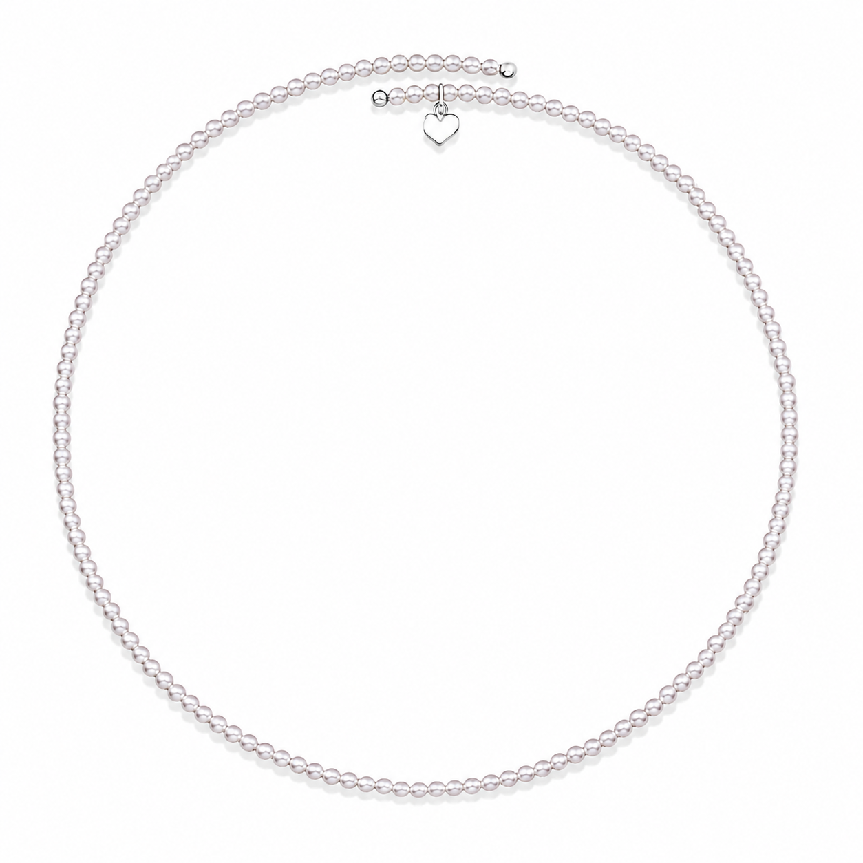 Chantecler Choker Necklace in White Paste and Sterling Silver - Jackson Hole Jewelry Company