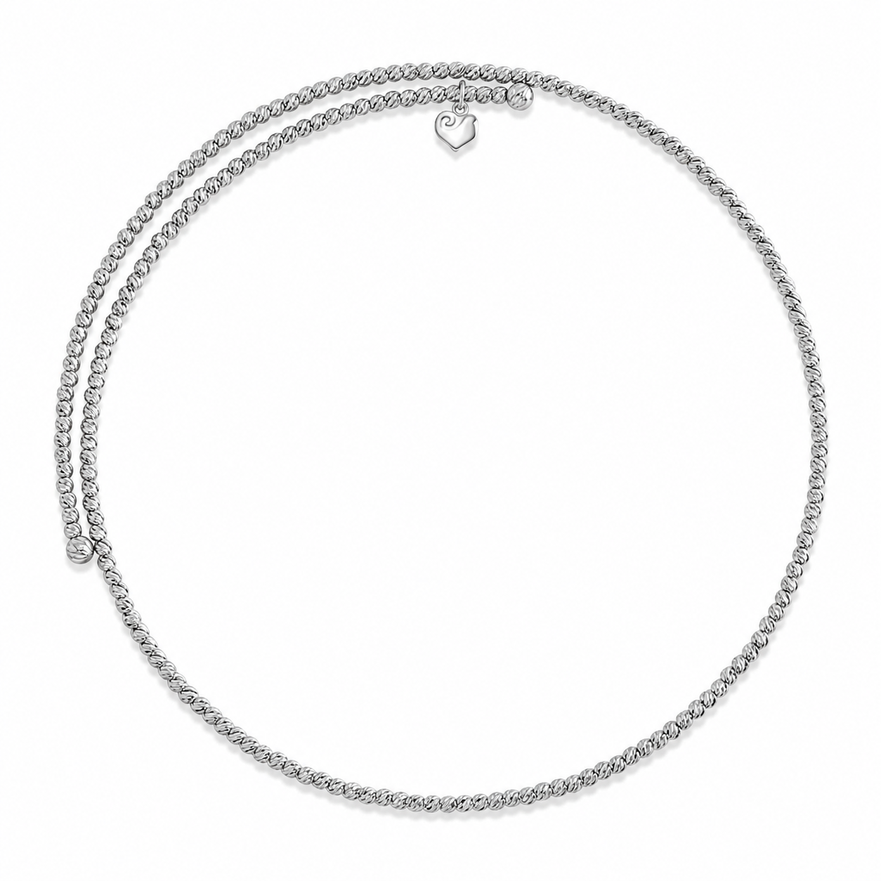 Chantecler Choker in Silver with Hand Faceted Beads - Jackson Hole Jewelry Company