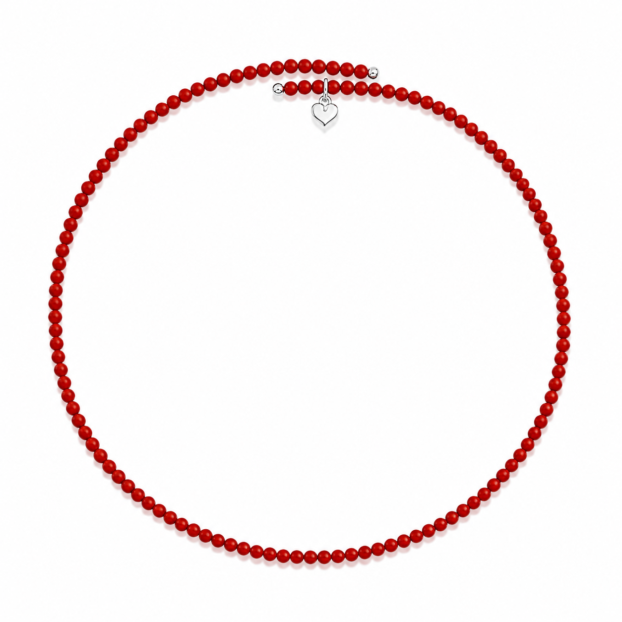 Chantecler Coral Bead Choker in Sterling Silver - Jackson Hole Jewelry Company
